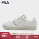 FILA 斐樂(lè)官方女鞋SLANT SHOT 98/23 VC復(fù)古板鞋2025春新款貼貼鞋 豆腐白-TF 36