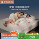 羅萊兒童（luolaikids）無痕安睡床笠 100%防螨A類防水隔尿床墊席夢思罩 灰色0.9*2.0