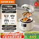 蘇泊爾（SUPOR）【國家補(bǔ)貼】鴛鴦電壓力鍋3L 多功能0涂層鋼膽2-4人家用 風(fēng)冷降壓電飯煲電燉鍋高壓鍋SY-30YC3001