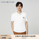 TOMMY HILFIGER【平紋針織】夏季男純棉商務(wù)休閑簽字體刺繡翻領(lǐng)短袖T恤POLOJ6833 白色YCI M （推薦：135-150斤）