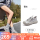 駱駝（CAMEL）【王俊凱同款】登山鞋女機(jī)甲版戶外丑萌鞋 L25M202007 銀/灰 37