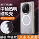 Ekakashop【德國】適用華為x6 手機殼MateX6 保護套折疊屏中軸全包防摔超薄透明磁吸高檔商務(wù)男女-中軸款