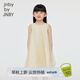 jnby by JNBY江南布衣童裝純色網(wǎng)紗無(wú)袖連衣裙公主裙休閑夏女童兒童1O6G1399H 058/綠灰白 150 cm