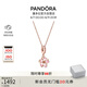 潘多拉（PANDORA）櫻飛舞春項鏈套裝玫瑰金色旋轉(zhuǎn)櫻花輕奢七夕情人節(jié)禮物送女友