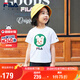 FILA KIDSx原田治聯(lián)名系列斐樂兒童T恤2025夏季小童短袖上衣
