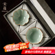 宋蘊李桂蓮汝窯品茗杯茶杯對杯套裝家用陶瓷主人杯功夫茶具禮品伴手禮