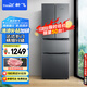 新飛（Frestec）280升法式多門(mén)電冰箱 四門(mén)三溫區(qū)中門(mén)軟冷凍 節(jié)能省電保鮮精儲(chǔ)BCD-280K7CT
