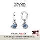 潘多拉（PANDORA）藍(lán)色蝴蝶環(huán)形耳環(huán)琺瑯工藝春季浪漫時(shí)尚個(gè)性情人節(jié)禮物送女友 藍(lán)色蝴蝶環(huán)形耳環(huán) 均碼