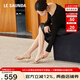 萊爾斯丹氣場女王2025春夏新款時尚百搭一字帶羊皮涼鞋女6M59905 奶茶杏 BEK 37 （235mm）
