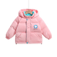 兒童2025款棉服男女童裝寶寶秋冬季嬰兒棉服加厚外出棉襖加絨外套 粉色 升級(jí)加絨款 120