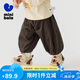 迷你巴拉男女童褲子2025春新品兒童寬松燈芯絨長褲【泡泡褲】