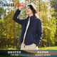 AIGLE艾高抓絨衣POLARTEC保暖防風(fēng)全拉鏈立領(lǐng)外套女 帝國(guó)深藍(lán) BE083 38 (165/88A)