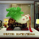筏芯辦公桌擺件風(fēng)水招財玉白菜家居玄關(guān)裝飾品辦公室擺設店鋪開(kāi)業(yè)送禮 新款-中號天天進(jìn)財 白菜