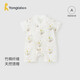 童泰（TONGTAI）嬰兒短袖連體衣夏季新生兒衣服寶寶蝴蝶哈衣爬服和尚服蒲公英66cm