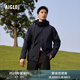 AIGLE艾高男士外套沖鋒衣功能面料GORE-TEX防風(fēng)防雨透汽休閑戶外夾克 帝國深藍(lán) BE121 L