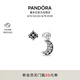 潘多拉（PANDORA）相輝耳釘星月相輝點(diǎn)綴鑲嵌設(shè)計(jì)精致七夕情人節(jié)禮物送女友