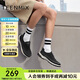 天美意鞋子男鞋商場(chǎng)同款布鞋網(wǎng)面透氣套腳男休閑鞋2025夏 黑色 42