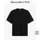 ABERCROMBIE & FITCH【重磅百搭】男裝25夏季新款經典小麋鹿棉質短袖T恤KI124-5181 黑色 M (180/100A)