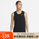 耐克NIKE男 運動背心 圓領(lǐng)無袖 柔軟舒適 DV9322-010 黑XL