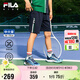 FILA斐樂兒童童裝短褲2025年夏季男中大童針織五分褲 青鳥藍-NV 160