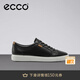 愛步（ECCO）板鞋女 時尚潮流百搭簡約經(jīng)典平底鞋日常休閑板鞋女 柔酷430003 黑色43000301001 39 （偏小，建議選大一碼）