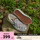 VANS范斯官方 經(jīng)典款Slip-On黑白棋盤格經(jīng)典一腳蹬鞋帆布鞋低幫 黑白棋盤格 37