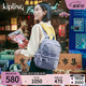 Kipling【七夕禮物】男女款2025春夏新款電腦包時尚雙肩包|JUDY M 藍(lán)灰色