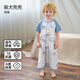 歐孕（OUYUN）寶寶睡袋短袖夏季薄款兒童空調(diào)服連體睡裙 柴犬兜兜110