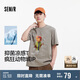 森馬（Semir）涼感T|商場(chǎng)同款瘋狂動(dòng)物城短袖t恤男印花2025夏抑菌101325100170
