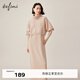 伊芙麗（eifini）伊芙麗高領(lǐng)寬松針織衫女2023秋冬新款 自然駝 165/88A/L