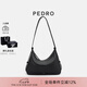PEDRO七夕禮物牛皮餃子包25夏季DEMI系列腋下包輕奢女包PW2-75060123 橡果黑BLACK 中包