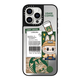 CASETIFYCASE磁吸MagSafe聯(lián)名卡通拉布布labubu家族適用iphone16手機(jī)殼15p CASE【綠咖啡拉布布】銀色鏡面 iPhone 12 Pro Max