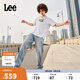 Lee25新品EasyRider寬松中腰闊腿淺藍男牛仔褲潮流