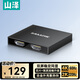 山澤HDMI分配器一拖二 4K60Hz一進(jìn)二出一分二 1進(jìn)2出高清視頻分屏器同顯筆記本電腦接投影儀 FP26