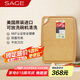 世廚（SAGE）美國進口切菜板抗菌砧板耐高溫案板不傷刀易清洗帶凹槽30*40*1cm