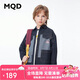 MQD馬騎頓童裝男童牛仔襯衫24年學(xué)院感兒童襯衣外套 原牛仔色 150cm