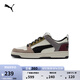 彪馬（PUMA）男女同款經(jīng)典休閑透氣復(fù)古百搭潮流板鞋 REBOUND 370539 米白色-黑色-紫紅色-07 41