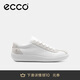 愛(ài)步（ECCO）25年夏季新款牛皮平底休閑德訓(xùn)板鞋 柔酷零點(diǎn)男鞋537754 白色40
