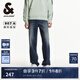 杰克·瓊斯（JACK&JONES）男裝春夏款牛仔褲寬松貓須水洗零錢袋多口袋潮流長褲男224432028 中牛仔藍E41 中牛仔藍E41 36 185 W36/L32