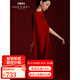 珍貝ZB/珍貝純羊絨圍巾冬季新款保暖強(qiáng)縮絨男女通用長款圍巾31A102Q 暗香棗紅