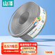 山澤(SAMZHE) 原裝超六類非屏蔽網(wǎng)線 CAT6A類萬兆高速 純銅線芯 工程家裝網(wǎng)絡(luò)箱線 灰色100米 U6A100-H
