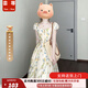 蕓蕁裙子女夏季2025新款超好看獨(dú)特漂亮多巴胺微胖掐腰裙女新款初夏穿 杏色收藏加關(guān)注 M 建議[95-105斤]