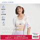 Aimer kids愛慕少女奶皮星愿寶貝少女三階段背心式運動文胸AJ115E113 白 170