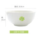 思佰得 骨瓷餐具碗碟套裝散件韓式盤子碗diy搭配組合家用餐具套裝 8英寸湯碗綠
