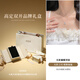 銀暖暖999純銀星光蝶舞項鏈女2025新款吊墜老婆七夕情人節(jié)禮物送女朋友 項鏈+國檢證書+米色雙開禮盒