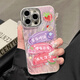 圣圖朗羽紗殼沒有煩惱適用蘋果16手機殼iPhone15pro閃粉鏡頭14plus高級感12水鉆手鏈11P硅膠全包防摔保護 羽紗閃粉鏡-沒有煩惱 iPhone 13