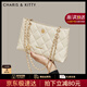 CharisKitty小c&k鏈條包包女式2025新款托特包單肩斜挎包女七夕情人節(jié)禮物 Begie米白色-【小CK七夕專屬禮物】