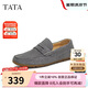 他她（TATA）2025春時尚休閑豆豆鞋男OEL01AM5 灰色 40