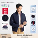 TOMMY HILFIGER【輕通勤】25春夏男裝防潑水撞色拉鏈運(yùn)動(dòng)立領(lǐng)夾克外套03724 藏青色DW5 L （推薦：150-165斤）