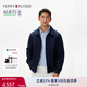 TOMMY HILFIGER【輕通勤】25新款春夏男商務(wù)休閑拉鏈翻領(lǐng)行政夾克外套04336 藏青色FAP M （推薦：135-150斤）